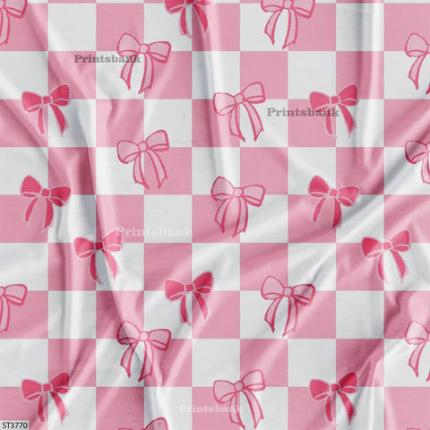 Checks Digital Printed Fabric Supplier