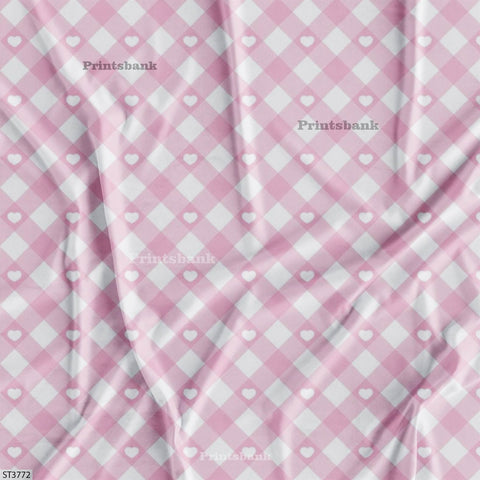 Checks Digital Printed Fabric Supplier