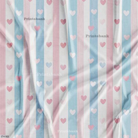 Stripes Printed Fabric For Dresses cloths