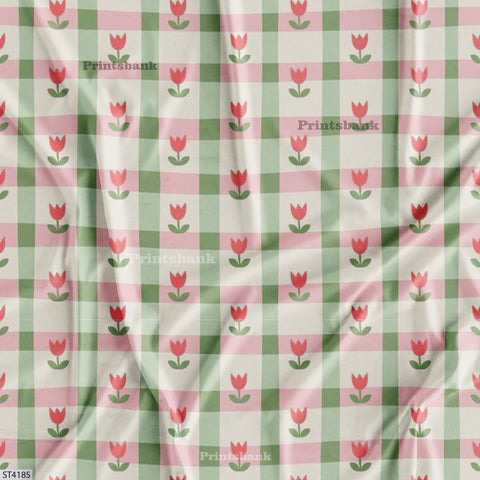 Stripes Printed Fabric For Dresses cloths