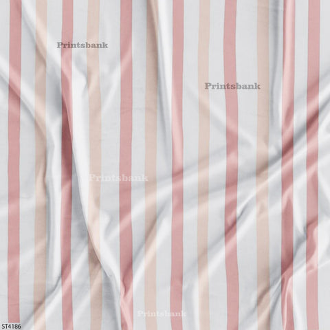 Stripes Printed Fabric For Dresses cloths