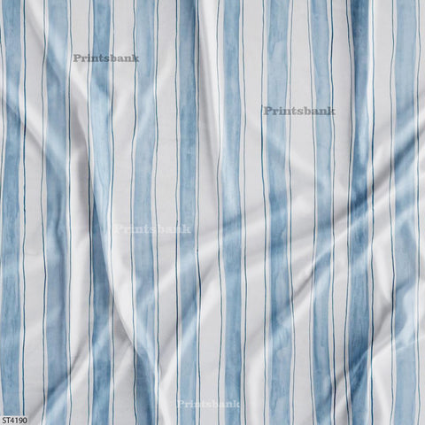 Stripes Printed Fabric For Dresses cloths