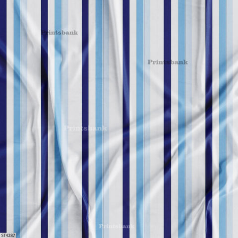 Stripes Printed Fabric For Dresses cloths