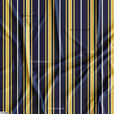 Stripes Printed Fabric For Dresses cloths
