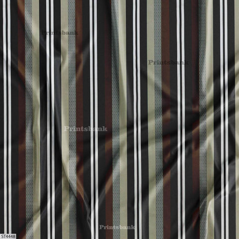 Stripes Printed Fabric For Dresses cloths