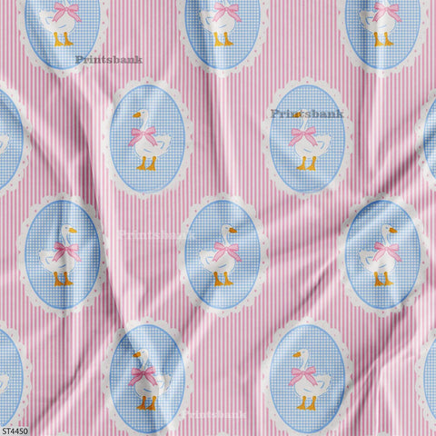 Stripes Printed Fabric For Dresses cloths