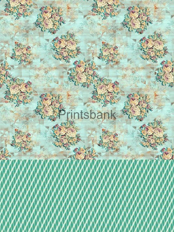 Wholesale Cambric Dress Material Top & Bottom Set