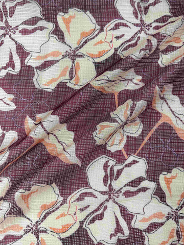 Kota Doria Digital Printed fabric