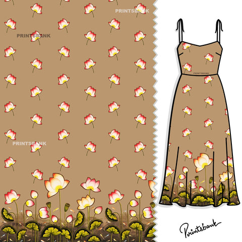 Trending Pichwai Printed Fabric