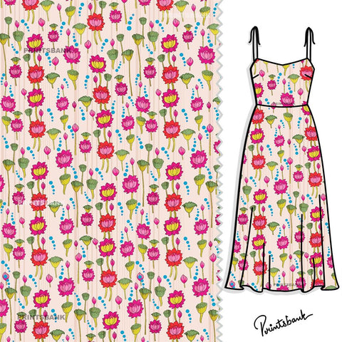 Modern Bright Pichwai Print