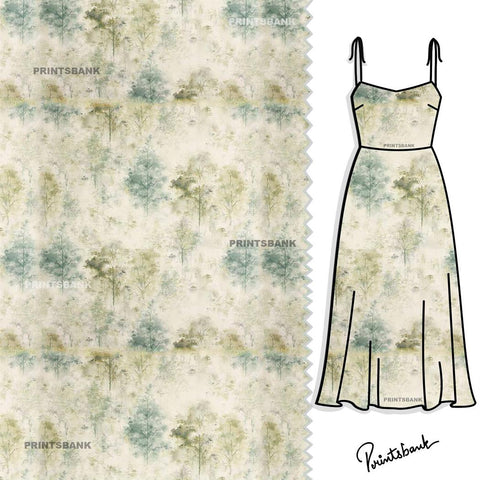 Pastel Cloud Tree For Designer Clothing