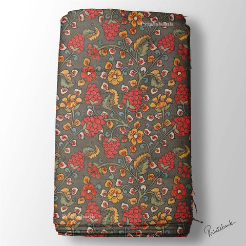 Trending Kalamkari Print Fabric