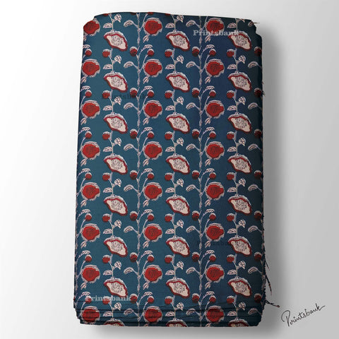 Trending Kalamkari Print Fabric