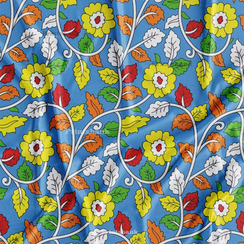 Trending Kalamkari Print Fabric