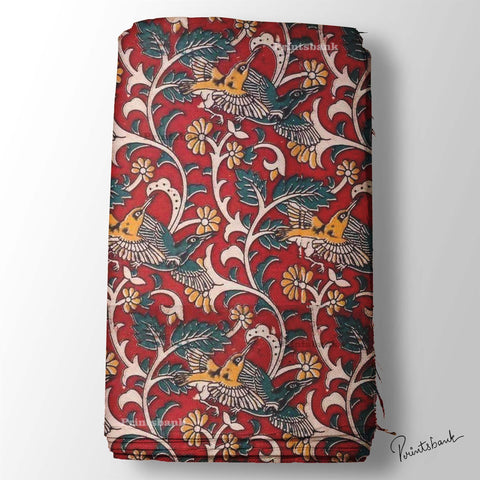 Trending Kalamkari Print Fabric