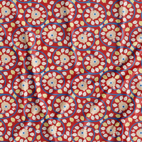Trending Kalamkari Print Fabric