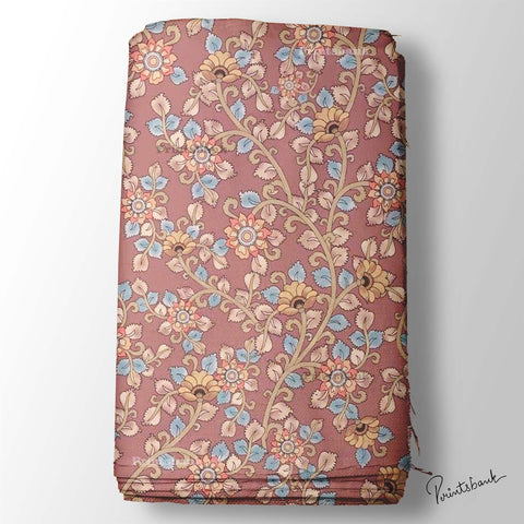 Trending Kalamkari Print Fabric