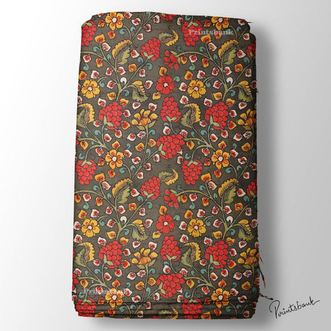 Vintage Kalamkari Print For Dresses