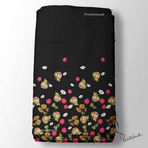 Black Printed Fabric For Wholesale Online