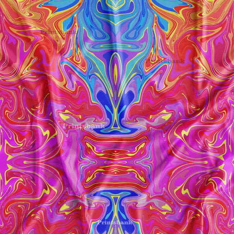 Multi Color Blend Digital Printed Clothing Material