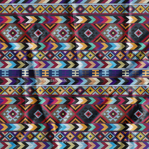 Multicolor Geometrical Nigerian design