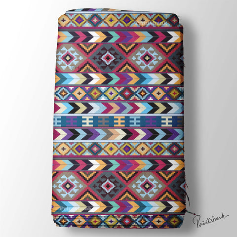 Multicolor Geometrical Nigerian design