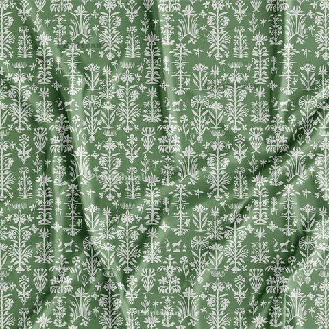 Powder Green Modern Garden Print