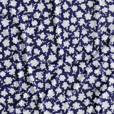 Indigo Mini Floral Printed Material