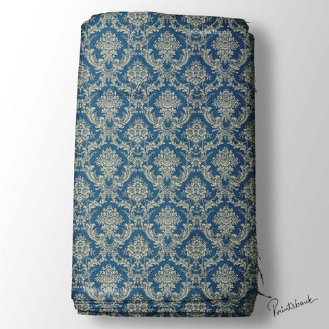 Indigo Floral Jaal For Ethnic Look