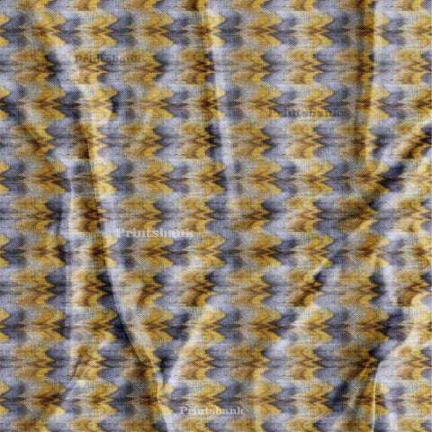 Modern Ikat Printed Fabric Material